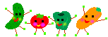 dancing vegetables